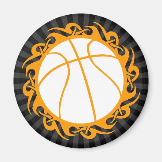 Aimant basketball. tribal. (Devant)