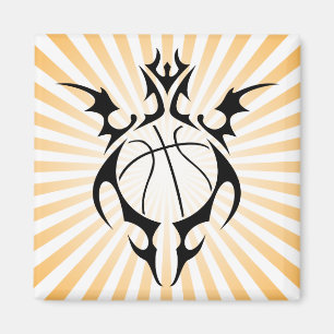 Aimant basketball. tribal.