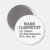 Aimant Bass Clarinetist Hot Air (Recto/Verso)