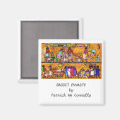 Aimant BASSET DYNASTY par Patrick Wm Connally (Recto/Verso)