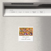 Aimant BASSET DYNASTY par Patrick Wm Connally (In Situ (Lave-vaisselle))