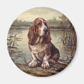 Aimant Basset Hound (Devant)