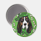 Aimant Basset Hound (Recto/Verso)
