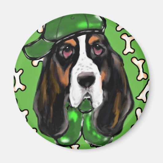 Aimant Basset Hound (Devant)