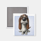 Aimant Basset Hound (Recto/Verso)