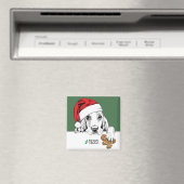 Aimant Basset Hound Cookie de Noël (In Situ (Lave-vaisselle))