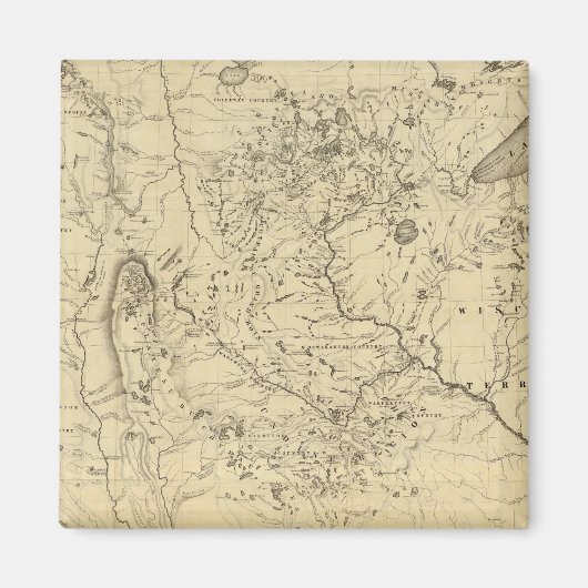 Aimant Bassin hydrographique du Mississippi (Devant)