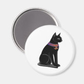 Aimant Bastet, déesse chatte égyptienne (Recto/Verso)