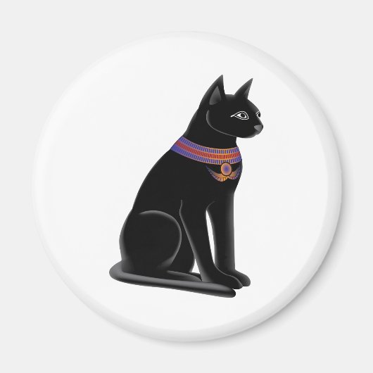 Aimant Bastet, déesse chatte égyptienne (Devant)