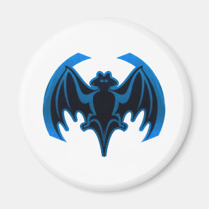 Aimant Bat Bleu Le MUSÉE Zazzle Cadeaux