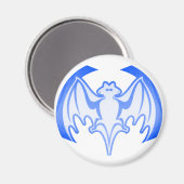 Aimant Bat Blue Inv Le MUSÉE Zazzle Cadeaux (Recto/Verso)