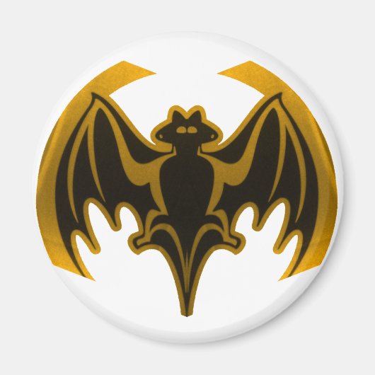 Aimant Bat Gold Le MUSÉE Zazzle Cadeaux (Devant)