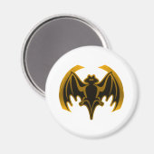 Aimant Bat Gold Le MUSÉE Zazzle Cadeaux (Recto/Verso)