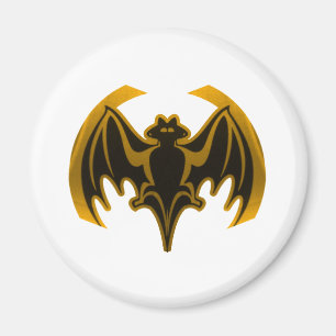 Aimant Bat Gold Le MUSÉE Zazzle Cadeaux