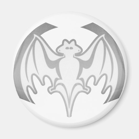 Aimant Bat Gray Inv Le MUSÉE Zazzle Cadeaux (Devant)