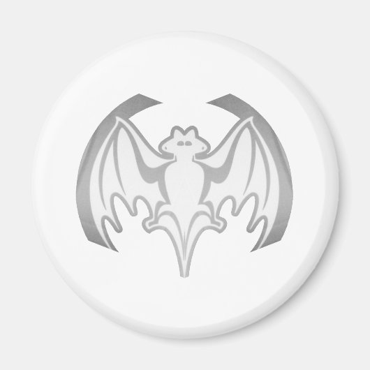 Aimant Bat Gray Inv Le MUSÉE Zazzle Cadeaux (Devant)