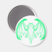 Aimant Bat Green Inv Le MUSÉE Zazzle Cadeaux (Recto/Verso)