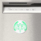 Aimant Bat Green Inv Le MUSÉE Zazzle Cadeaux (In Situ (Lave-vaisselle))