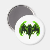 Aimant Bat Green MUSEUM Zazzle Cadeaux (Recto/Verso)