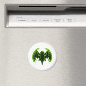 Aimant Bat Green MUSEUM Zazzle Cadeaux (In Situ (Lave-vaisselle))