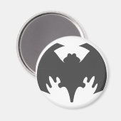 Aimant Bat Grey Le MUSÉE Zazzle Cadfts (Recto/Verso)