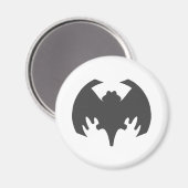 Aimant Bat Grey Le MUSÉE Zazzle Cadfts (Recto/Verso)