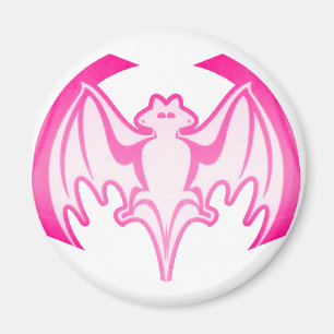 Aimant Bat Magenta Inv Le MUSÉE Zazzle Cadeaux