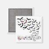 Aimant Bat Music Design 2 (Recto/Verso)
