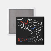 Aimant Bat Music Design 2 (Recto/Verso)