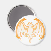 Aimant Bat Orange Inv Le MUSÉE Zazzle Cadeaux (Recto/Verso)