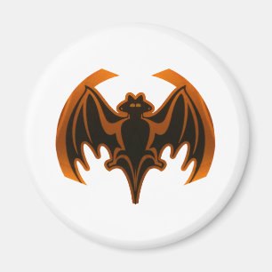 Aimant Bat Orange Le MUSÉE Zazzle Cadfts