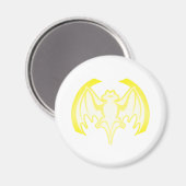 Aimant Bat Yellow Inv Le MUSÉE Zazzle Cadeaux (Recto/Verso)