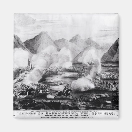 Aimant Bataille de Sacramento (Devant)