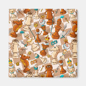 Aimant bataille d'échecs (Devant)