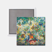 Aimant Bataille des lumières, île Coney, Mardi Gras (Recto/Verso)