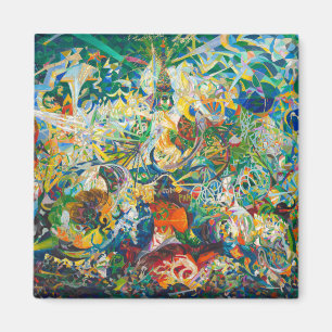 Aimant Bataille des lumières, île Coney, Mardi Gras