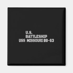 Aimant Bataillon Uss Missouri Bb-63 Bataillon Vétérinaire