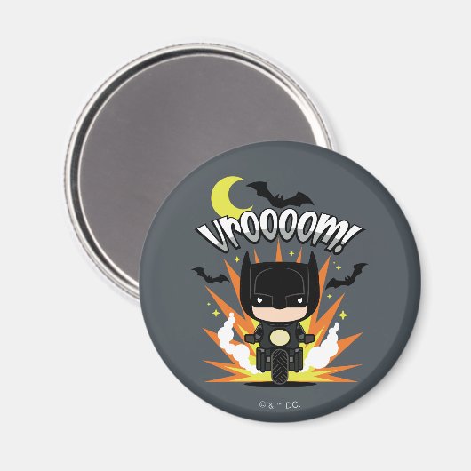 Aimant Batcycle Chibi Batman (Recto/Verso)