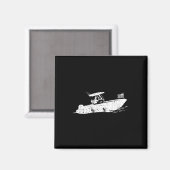 Aimant Bateau à console centrale (Recto/Verso)