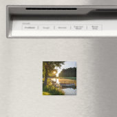 Aimant Bateau à roues amarrés au lac (In Situ (Lave-vaisselle))