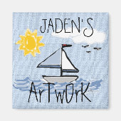 Aimant Bateau à voile O (Devant)