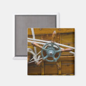 Aimant Bateau antique en bois (Recto/Verso)