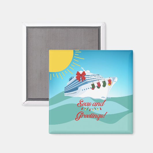 Aimant Bateau de croisière (Recto/Verso)