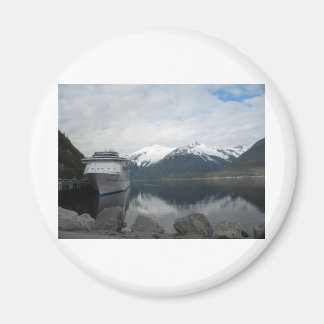 Aimant Bateau de croisière à Skagway, Alaska