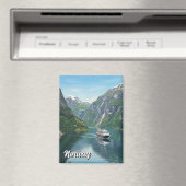 Aimant Bateau de croisière en Norvège Fjord (In Situ (Lave-vaisselle))