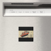 Aimant Bateau de croisière Hélicoptère de science-fiction (In Situ (Lave-vaisselle))