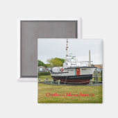 Aimant Bateau de garde côtière Chatham Massachusetts (Recto/Verso)