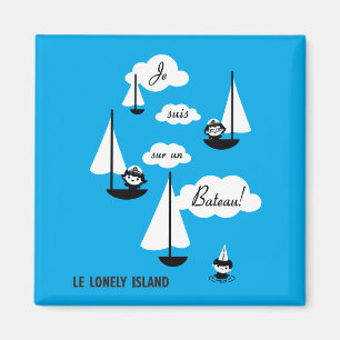 Aimant Bateau de l'ONU de sur de suis de Je !