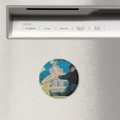 Aimant Bateau de Mary Cassatt, Art Vintage (In Situ (Lave-vaisselle))