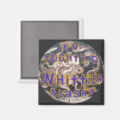 Aimant Bateau de pêche FV Mighty O Whittier Alaska (Recto/Verso)